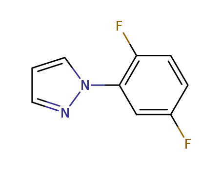 Molecular Structure of 1143517-62-7 (1-(2,5-difluoro-phenyl)-1H-pyrazole)
