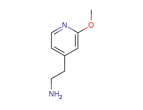 Molecular Structure of 764708-27-2 (4-Pyridineethanamine,2-methoxy-(9CI))