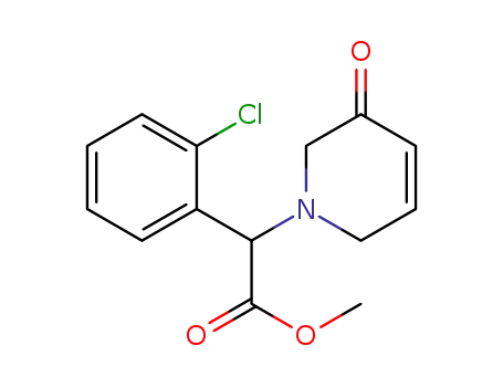 (2-chlorophenyl)-(3-oxo-3,6-dihydro-2H-pyridin-1-yl)acetic acid methyl ester