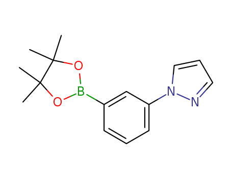 1-[3-(4,4,5,5-TETRAMETHYL-1,3,2-DIOXABOROLAN-2-YL)PHENYL]-1H-PYRAZOLE