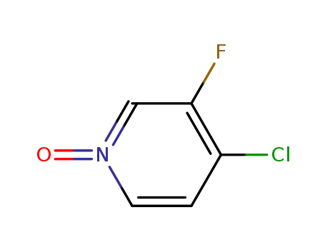 Molecular Structure of 127108-51-4 (Pyridine, 4-chloro-3-fluoro-, 1-oxide (9CI))