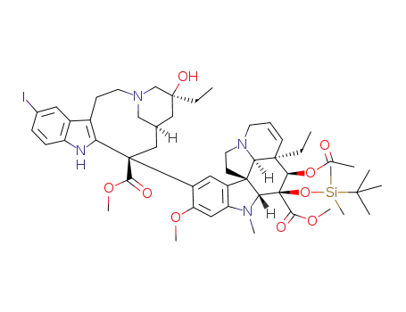 12'-iodo-3-(tert-butyl-dimethylsilanyloxy)vinblastine