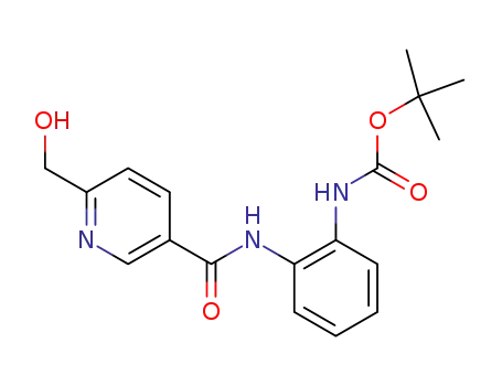 N-(2-t-Butoxycarbonylaminophenyl)-6-hydroxymethylpyridine-3-carboxylic acid amide