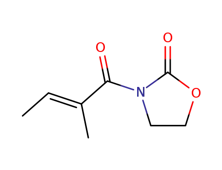 2-Oxazolidinone, 3-(2-methyl-1-oxo-2-butenyl)-, (E)-