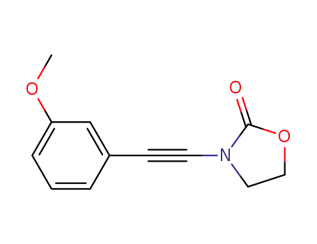 3-[2-(3-methoxyphenyl)ethynyl]-1,3-oxazolidin-2-one