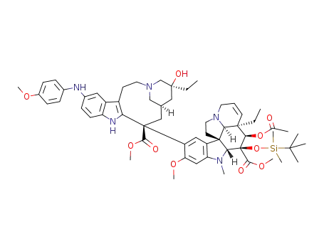 12'-(4-methoxyphenylamino)-3-(tert-butyl-dimethylsilanyloxy)vinblastine
