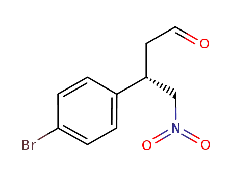 (S)-3-(4-bromophenyl)-4-nitrobutanal