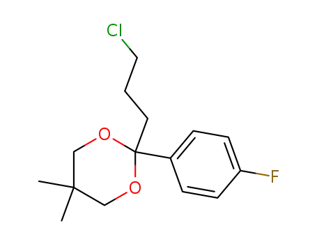 2-(3-Chloropropyl)-2-(4-fluorophenyl)-5,5-dimethyl-1,3-dioxane