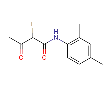 Molecular Structure of 1371607-83-8 (N-(2,4-dimethylphenyl)-2-fluoro-3-oxobutanamide)