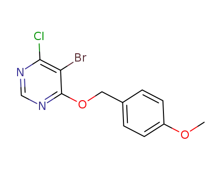 5-BroMo-4-chloro-6-((4-Methoxybenzyl)oxy)pyriMidine