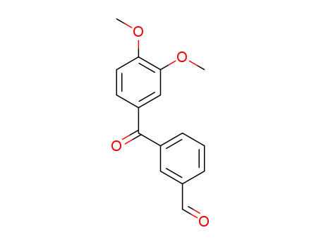 Molecular Structure of 1268078-83-6 (3-(3,4-dimethoxybenzoyl)benzaldehyde)