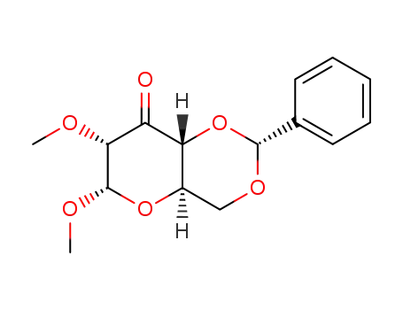 methyl 4,6-O-benzylidene-2-O-methyl-α-D-arabino-hexopyranosid-3-ulose
