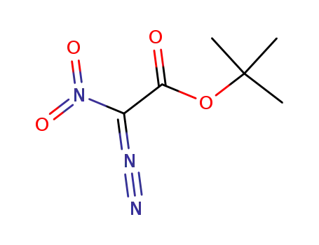 Molecular Structure of 13994-40-6 (2-Diazo-2-nitroacetic acid tert-butyl ester)