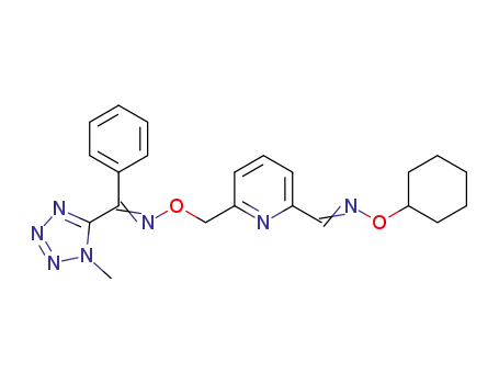 N-[(6-{[(cyclohexyloxy)imino]methyl}pyridin-2-yl)methoxy]-1-(1-methyl-1H-tetrazol-5-yl)-1-phenylmethanimine