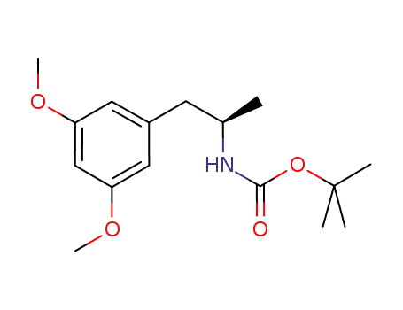 (2R)-1-(3',5'-dimethoxyphenyl)-N-(tert-butoxycarbonyl)-2-aminopropane
