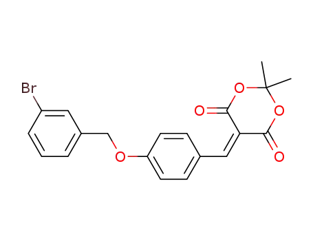 5-(4-(3-bromobenzyloxy)benzylidene)-2,2-dimethyl-1,3-dioxane-4,6-dione