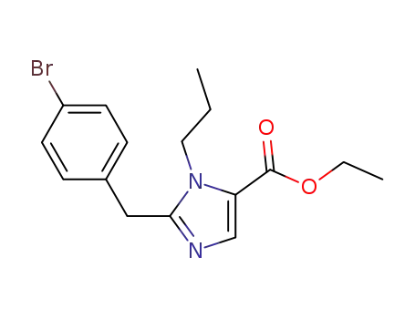 2-(4-bromobenzyl)-3-propyl-3H-imidazole-4-carboxylic acid ethyl ester