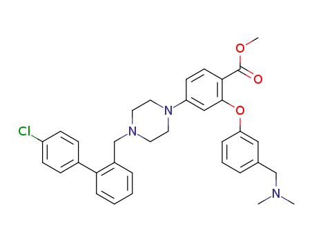 methyl 4-(4-((4'-chlorobiphenyl-2-yl)methyl)piperazin-1-yl)-2-(3-((dimethylamino)methyl)phenoxy)benzoate