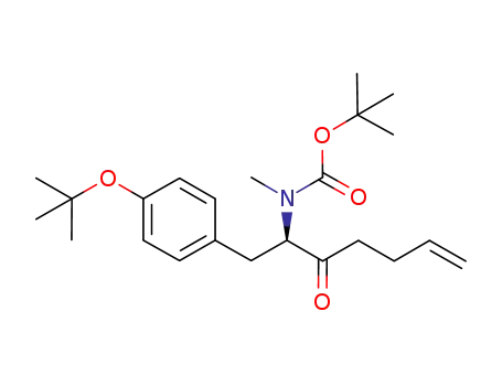 (R)-tert-butyl 1-(4-tert-butoxyphenyl)-3-oxohept-6-en-2-yl(methyl)carbamate