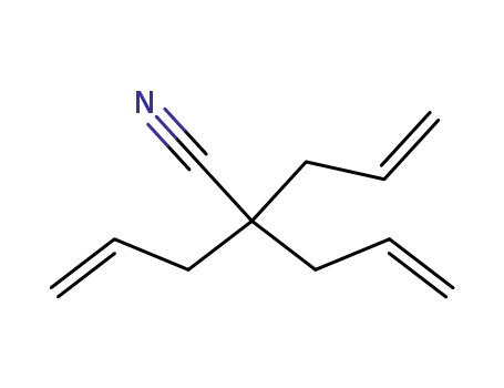 Molecular Structure of 872278-20-1 (2,2-bis(2-propenyl)-4-pentenenitrile)