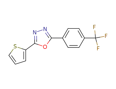 2-(2-thienyl)-5-(4-trifluoromethylphenyl)-1,3,4-oxadiazole