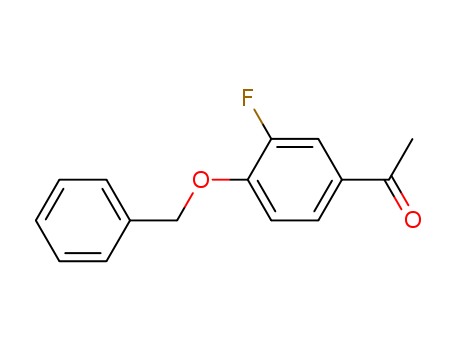 1-(3-fluoro-4-phenylmethoxy-phenyl)ethanone