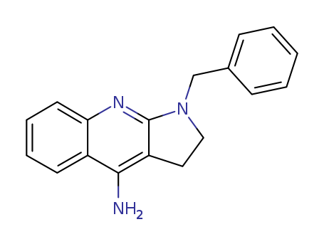 1H-Pyrrolo[2,3-b]quinolin-4-amine, 2,3-dihydro-1-(phenylmethyl)-