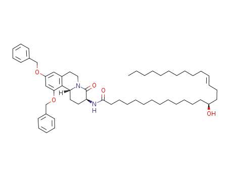 (E,14S)-N-((3S,11bR)-9,11-bis(benzyloxy)-2,3,4,6,7,11b-hexahydro-4-oxo-1H-pyrido[2,1-a]isoquinolin-3-yl)-14-hydroxyoctacos-17-enamide