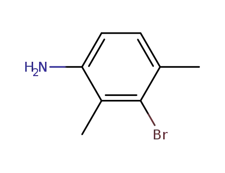 Molecular Structure of 66314-77-0 (3-broMo-2,4-diMethylaniline)
