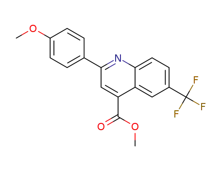 methyl 2-(4-methoxyphenyl)-6-(trifluoromethyl)quinoline-4-carboxylate