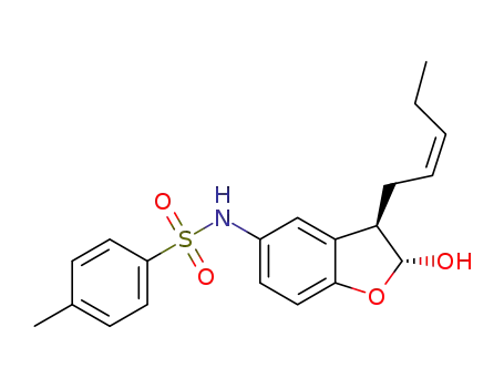 N-((2R,3R)-2-hydroxy-3-((Z)-pent-2-enyl)-2,3-dihydrobenzofuran-5-yl)-4-methylbenzenesulfonamide