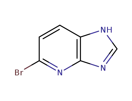 Molecular Structure of 28279-52-9 (1H-Imidazo[4,5-b]pyridine,5-bromo-(8CI))