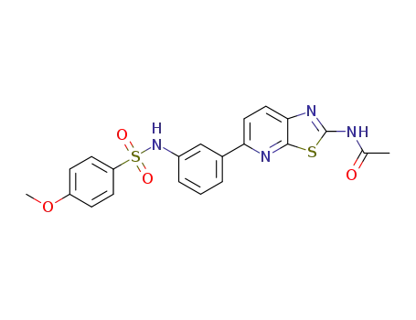 N-(5-(3-(((4-methoxyphenyl)sulfonyl)amino)phenyl)[1,3]thiazolo[5,4-b]pyridin-2-yl)acetamide