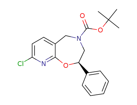 (R)-tert-butyl 8-chloro-2-phenyl-2,3-dihydropyrido[3,2-f][1,4]oxazepine-4(5H)-carboxylate