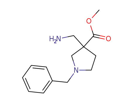 methyl 3-(aminomethyl)-1-benzylpyrrolidine-3-carboxylate