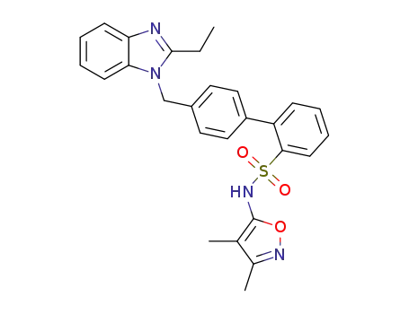 4'-[(2-ethyl-1H-benzimidazol-1-yl)methyl]-N-(3,4-dimethyl-5-isoxazolyl)-[1,1'-biphenyl]-2-sulfonamide
