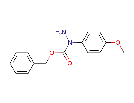 Molecular Structure of 40093-52-5 (benzyl 1-(4-methoxyphenyl)hydrazinecarboxylate)