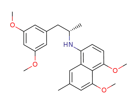 Molecular Structure of 1206475-86-6 (2S-N-(2''-methyl-4'',5''-dimethoxy-8''naphthyl)-1-(3',5'-dimethoxyphenyl)-2-aminopropane)
