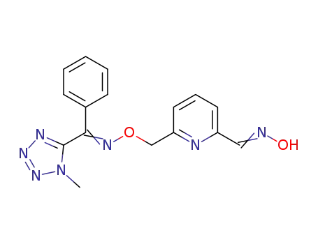 N-({6-[(hydroxyimino)methyl]pyridin-2-yl}methoxy)-1-(1-methyl-1H-tetrazol-5-yl)-1-phenylmethanimine