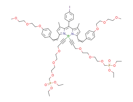 C<sub>67</sub>H<sub>90</sub>BIN<sub>2</sub>O<sub>18</sub>P<sub>2</sub>