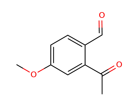 2-acetyl-4-methoxy-benzaldehyde