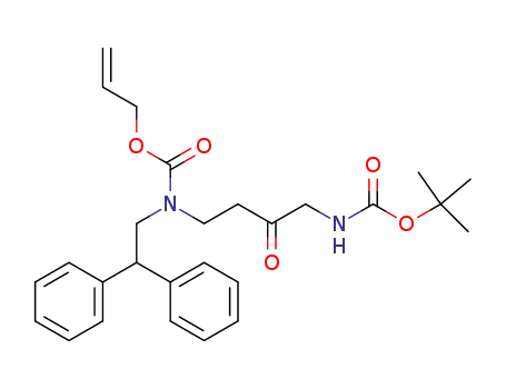 2,2-dimethyl-10-(2,2-diphenylethyl)-4,7,11-trioxo-3,12-dioxa-5,10-diazapentadec-14-ene