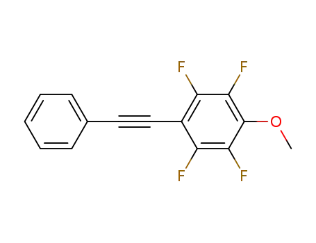 Benzene, 1,2,4,5-tetrafluoro-3-methoxy-6-(phenylethynyl)-