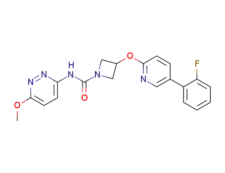 3-[5-(2-fluoro-phenyl)-pyridin-2-yloxy]-azetidine-1-carboxylic acid (6-methoxy-pyridazin-3-yl)-amide