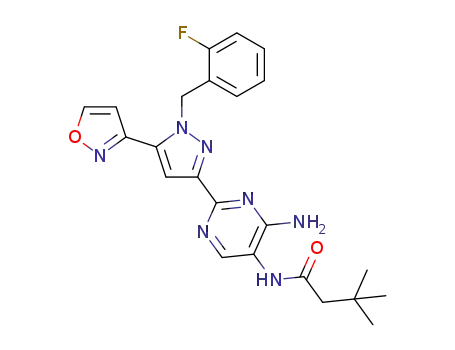C<sub>23</sub>H<sub>24</sub>FN<sub>7</sub>O<sub>2</sub>