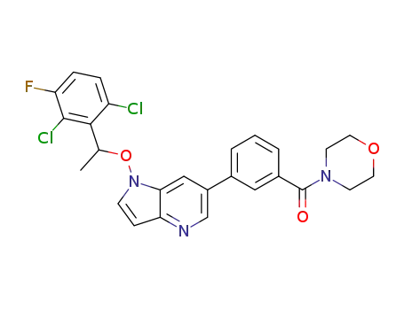 (3-{1-[1-(2,6-dichloro-3-fluorophenyl)ethoxy]-1H-pyrrolo[3,2-b]pyridin-6-yl}phenyl)(morpholin-4-yl)methanone