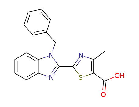 2-(1-benzyl-1H-benzoimidazol-2-yl)-4-methyl-thiazole-5-carboxylic acid