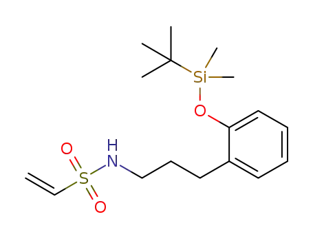 N-(3-(2-(tert-butyldimethylsilyloxy)phenyl)propyl)ethene sulfonamide