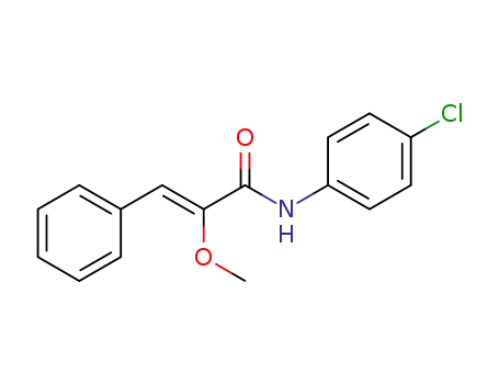(Z)-N-(4-chlorophenyl)-2-methoxy-3-phenylacrylamide