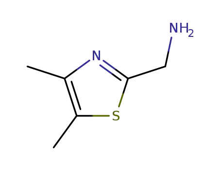 Molecular Structure of 89601-18-3 (2-Thiazolemethanamine,  4,5-dimethyl-)